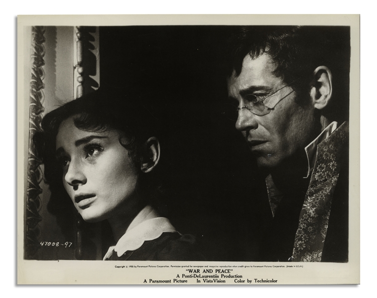 Audrey Hepburn Personally Owned Photo From ''War and Peace''